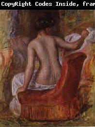 Pierre Renoir Nude in an Armchair